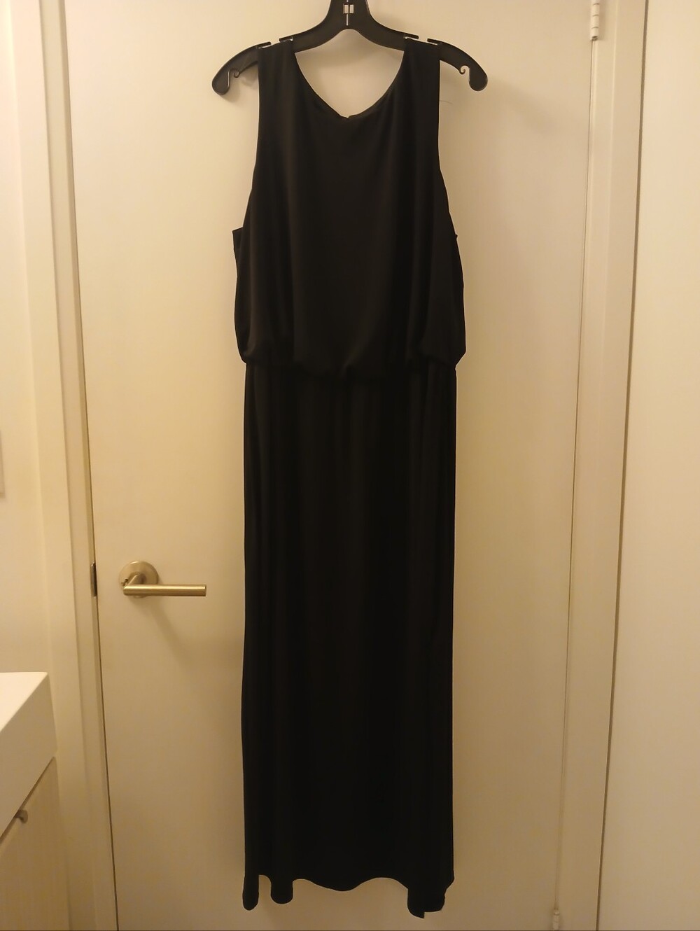 Cupio Black Sleeveless Maxi Dress